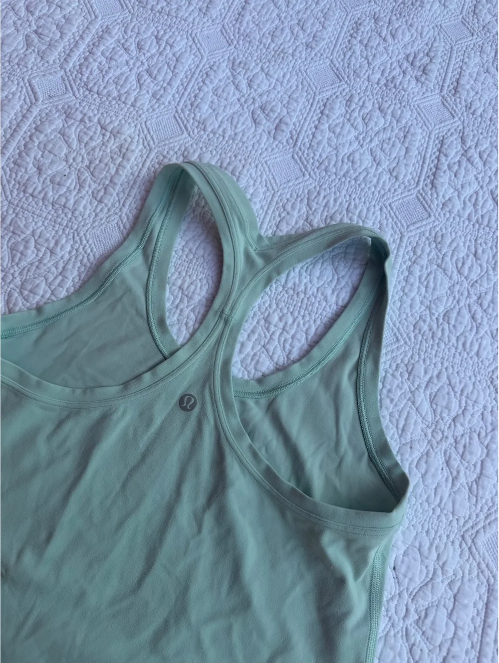 Lululemon Women's Sage Green Racerback Tank Top Size 6
